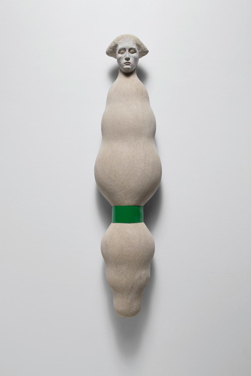 „Geschnürte Figur“, 2017, Stein, Tesarolle
Nummer 37